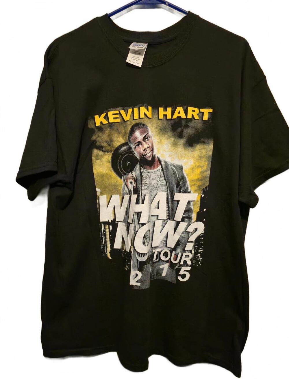 Kevin Hart What Now? Tour 2015 Black Graphic T-Shirt XL